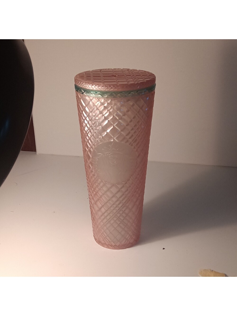 Starbucks 2023 Summer Jeweled Pearl Venti Cold Cup Tumbler 24oz NO STRAW Mint